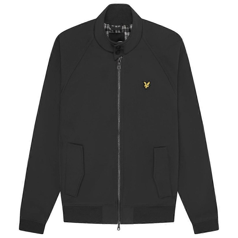 Lyle & Scott Branded Emblem Gunmetal Grey Soft Shell Jacket