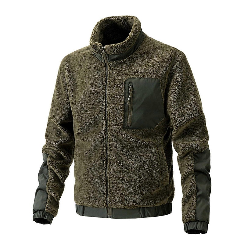 Winter Coat Men’s Thick Transition Coat Parka Lightweight Jacket A5Kaffee XXL
