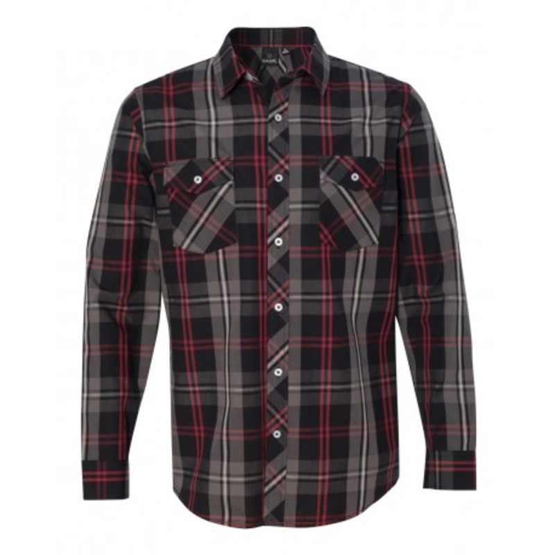 Burnside 8202 Long Sleeve Plaid Shirt | Burnside 8202