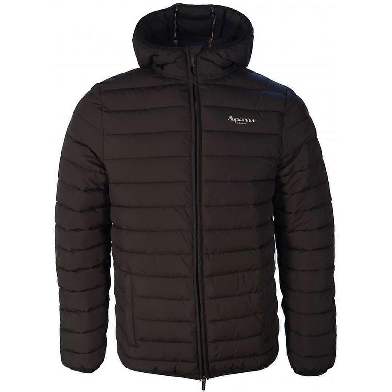 Aquascutum Active 100GR Hooded Black Jacket