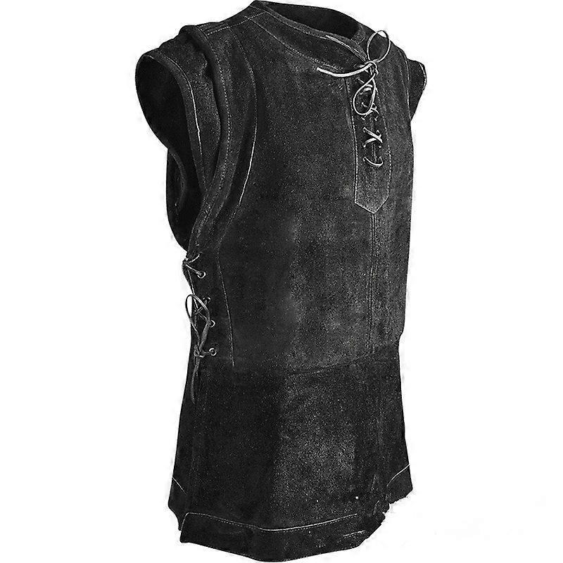 Medieval Vintage Men’s Vest, Slim Fit Casual Performance Vest