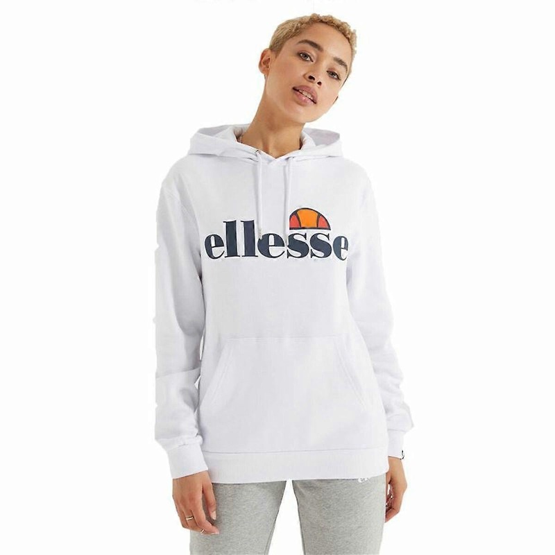 Womens Hoodie Ellesse Torices OH Hoody White