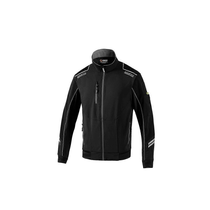 Windjacke Sparco Schwarz Grau