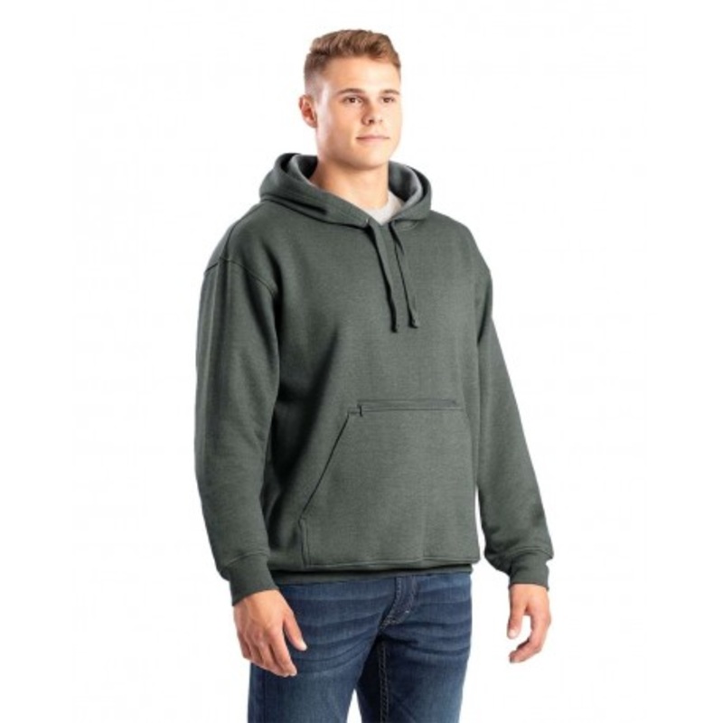 Berne Apparel SP418 Heritage Zippered Pocket Hooded Pullover Sweatshirt | Berne Apparel SP418