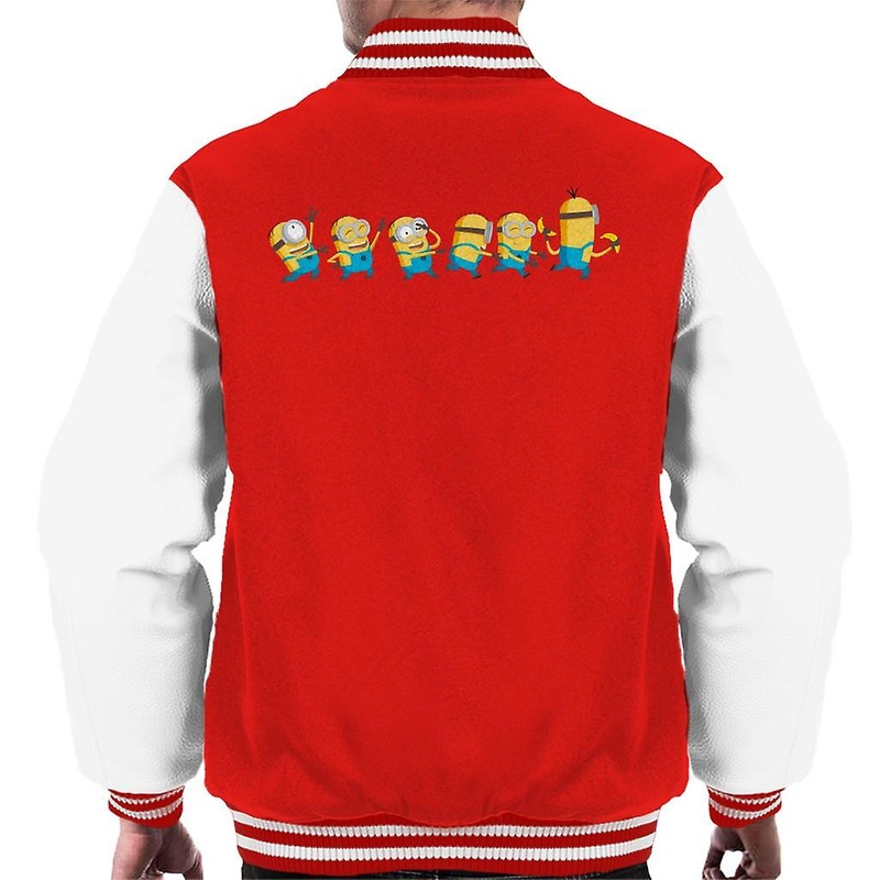 Despicable Me Minions Celebration Line Men’s Varsity Jacket