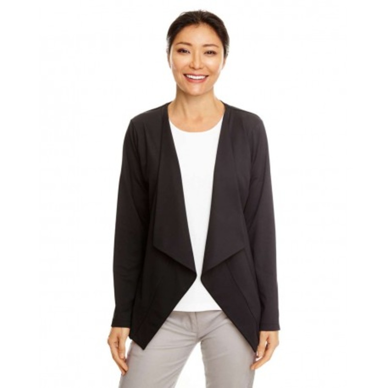 Devon & Jones DP465W Women’s Perfect Fit Draped Open Blazer | Devon & Jones DP465W