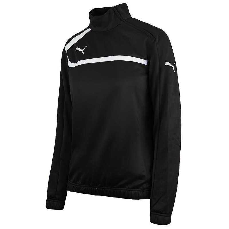 Puma PWR-C 1.12 Long Sleeve 1/2 Zip Up Black Womens Jacket 653045 30