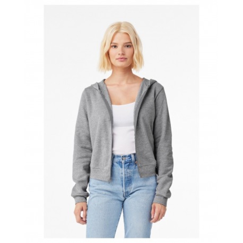 Bella + Canvas 7539 Ladies’ Sponge Fleece Full-Zip Hooded Sweatshirt | Bella + Canvas 7539