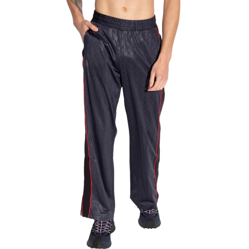 Diesel P-mekanis 0bhat Mens Trousers Monogram Printed Straight Leg Navy Blue