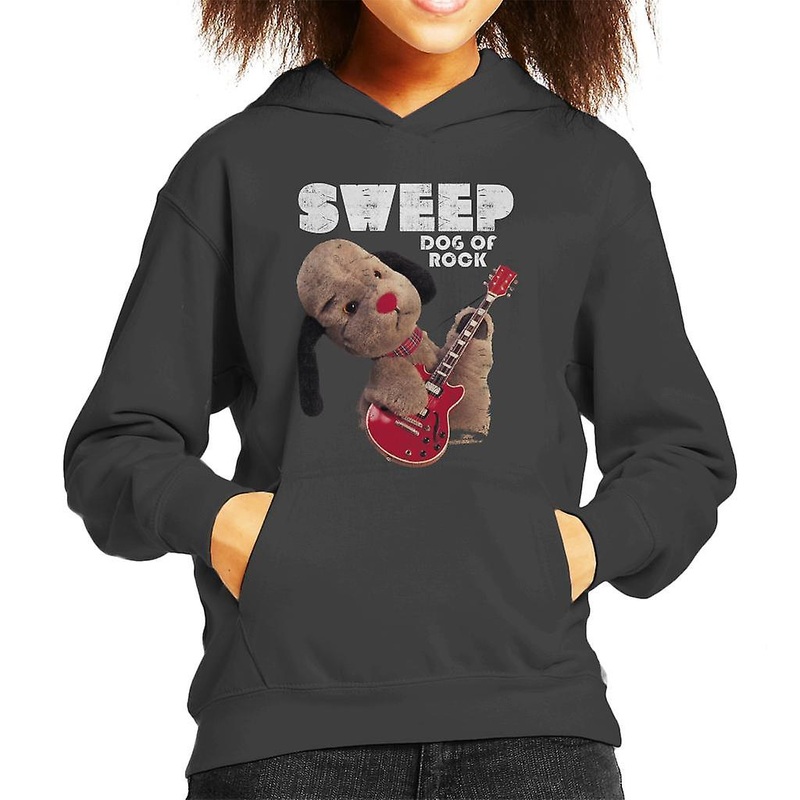 Sooty Dog Of Rock Sweep Kid’s Hooded Sweatshirt