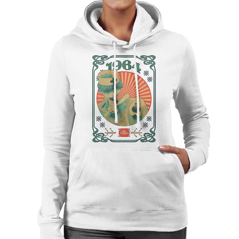 The Magic Roundabout Retro Brush Dougal Women’s Hooded Sweatshirt