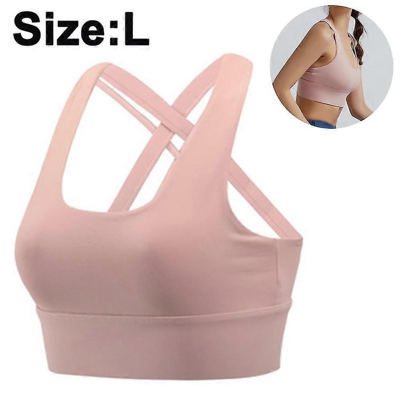 1 Pcs Women High Impact Sports Bras Criss Cross Back Sexy Running Bra