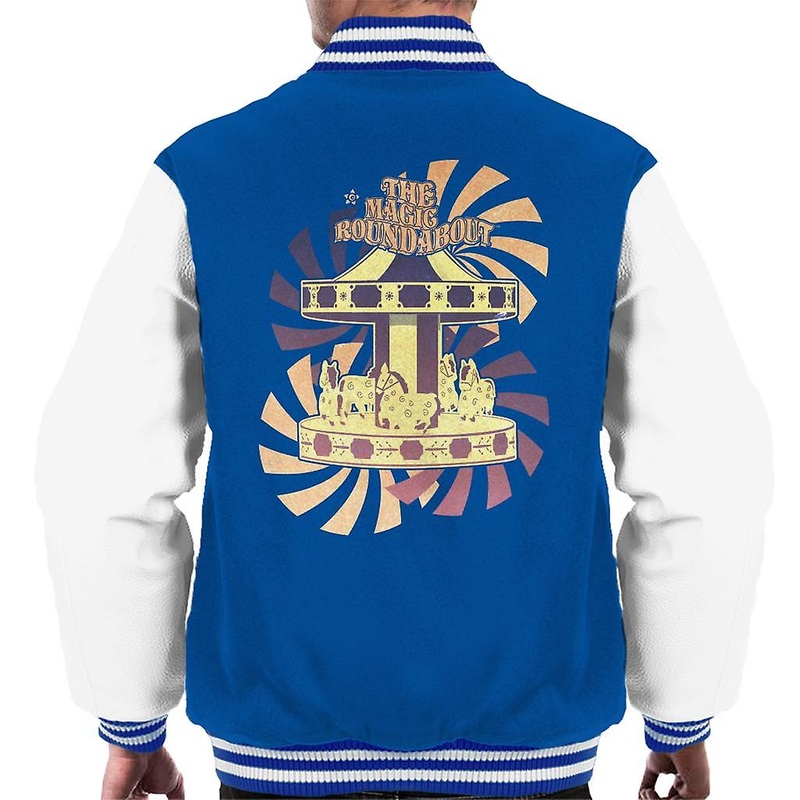 The Magic Roundabout Retro Carousel Men’s Varsity Jacket
