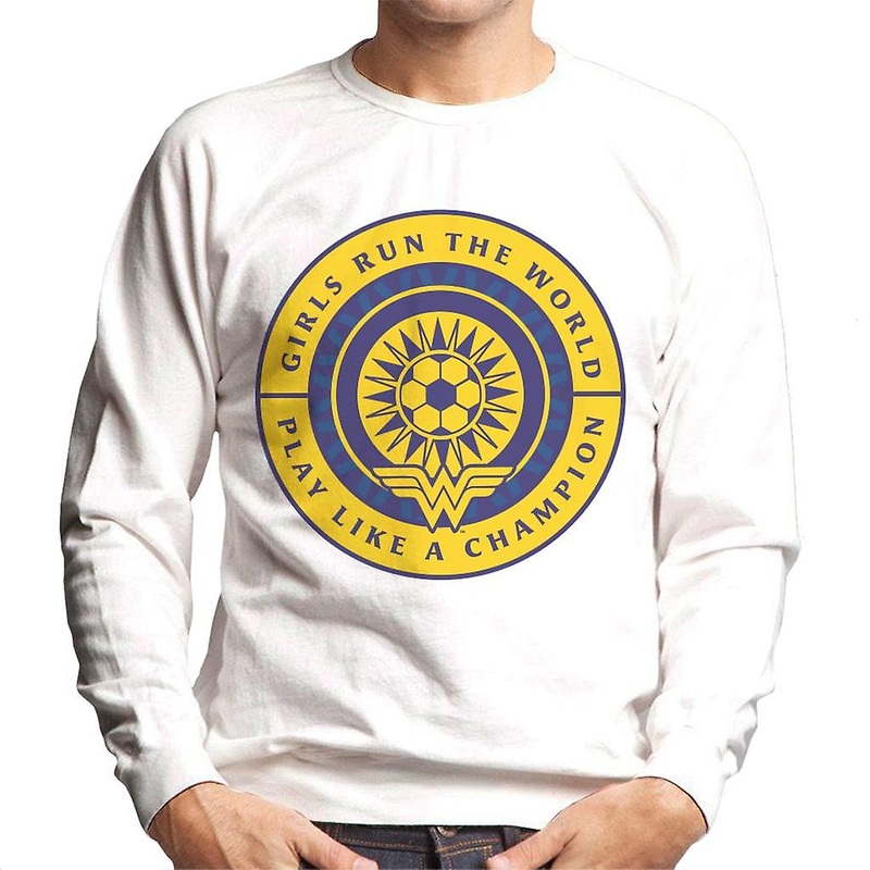 Wonder Woman Sports Girls Run The World Men’s Sweatshirt