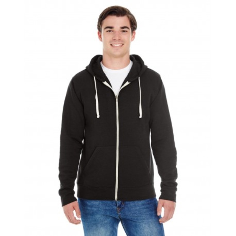 J America JA8872 Adult Triblend Full-Zip Fleece Hooded Sweatshirt | J. America JA8872