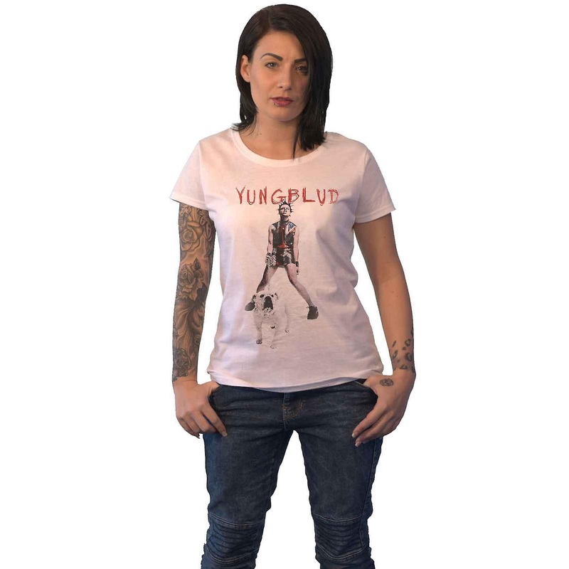 Yungblud Strawberry Lipstick Skinny Fit T Shirt