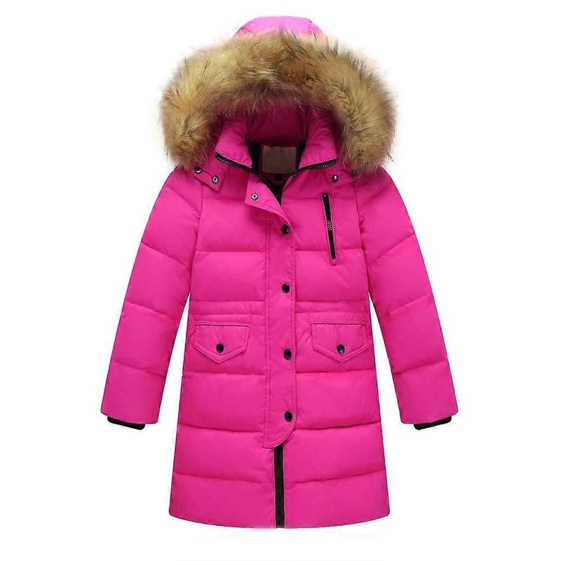 Winter Coat for Girls, Warm Long Jacket, Pink, 23 Years