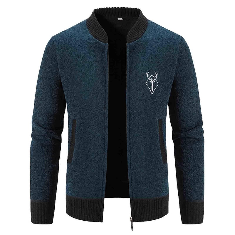 Men’s Hoodie Winter Fleece Lined Inner Work Vest With Pockets Pullover Navy 3XL Casual Outdoor Jacket