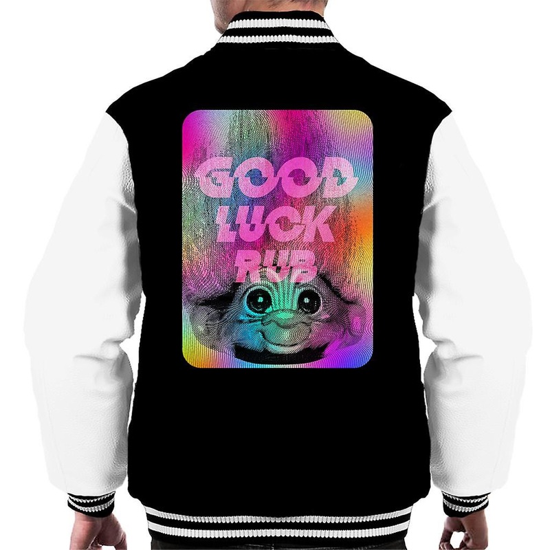 Trolls Good Luck Rub Men’s Varsity Jacket