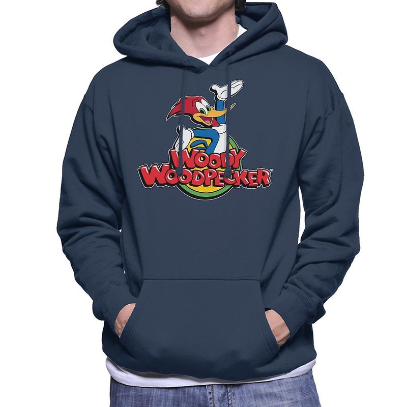 Woody Woodpecker Classic Logo Men’s Hooded Sweatshirt