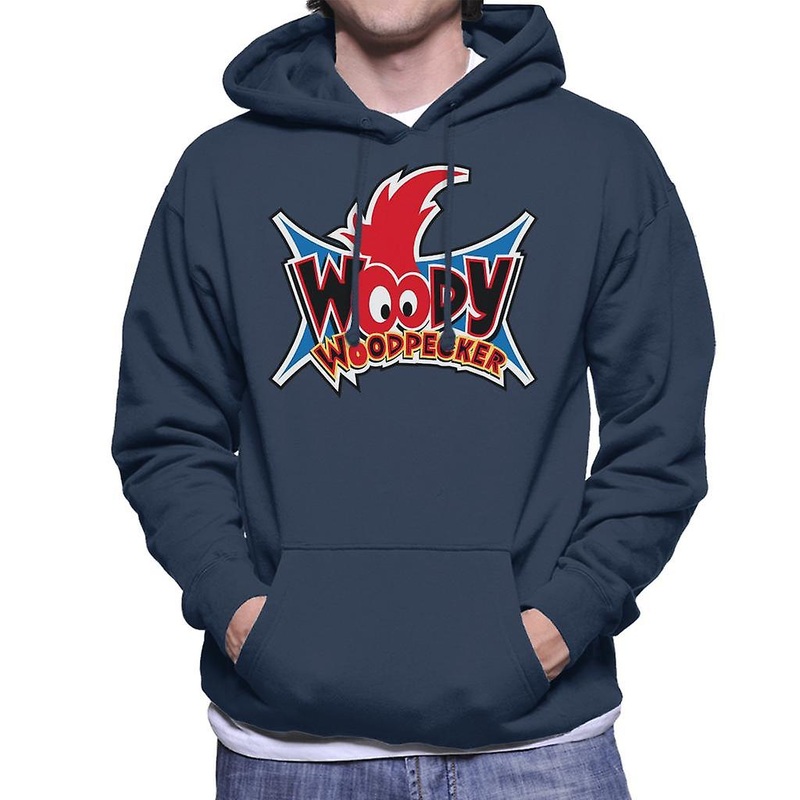 Woody Woodpecker Eyes Logo Men’s Hooded Sweatshirt