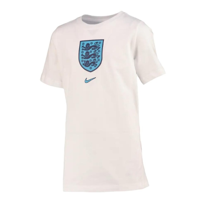 2022-2023 England Crest Tee (White) – Kids
