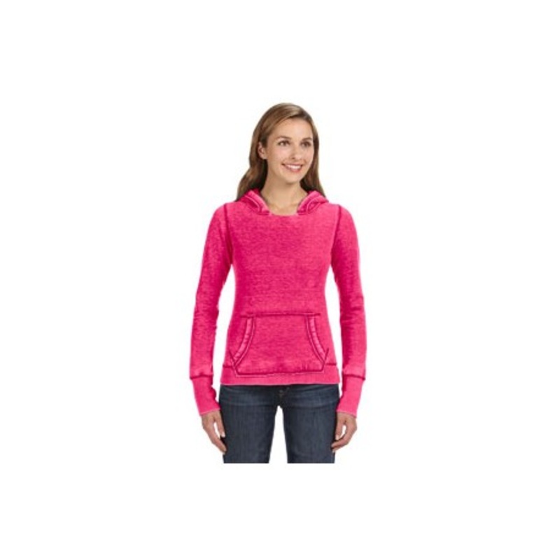 J America JA8912 Ladies’ Zen Pullover Fleece Hooded Sweatshirt | J. America JA8912