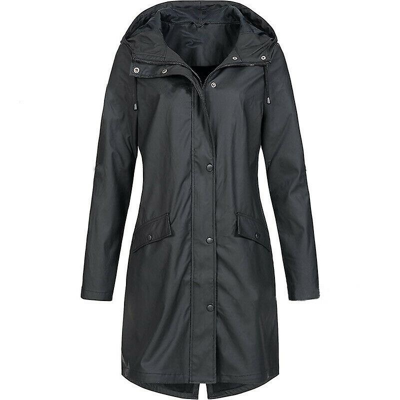 Womens Winter Coat Ladies Forest Outdoor Wind Long Hooded Warm Jacket Plus Size