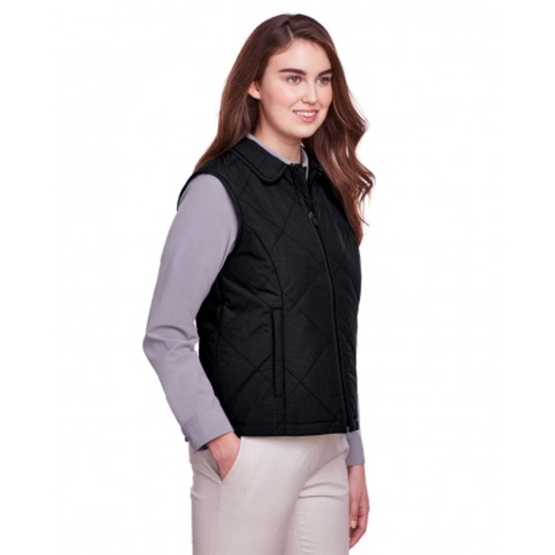 UltraClub UC709W Women’s Dawson Quilted Hacking Vest | UltraClub UC709W