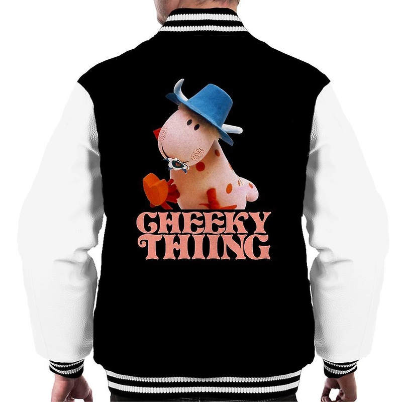 The Magic Roundabout Ermintrude Cheeky Thing Men’s Varsity Jacket