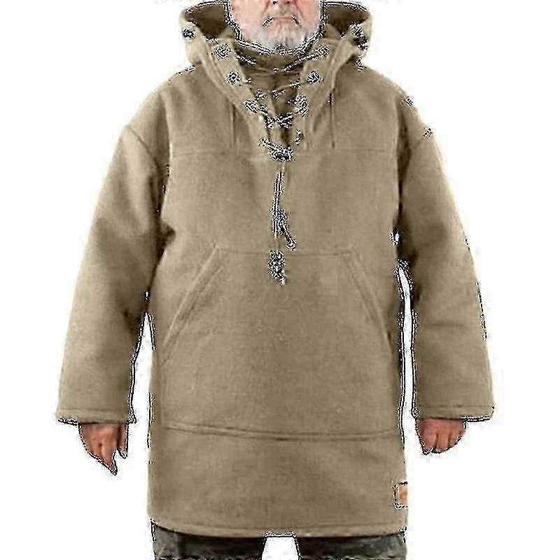 Winter Men’s Leisure Jacket Hooded Wool Heavy Coat And Sweatshirt