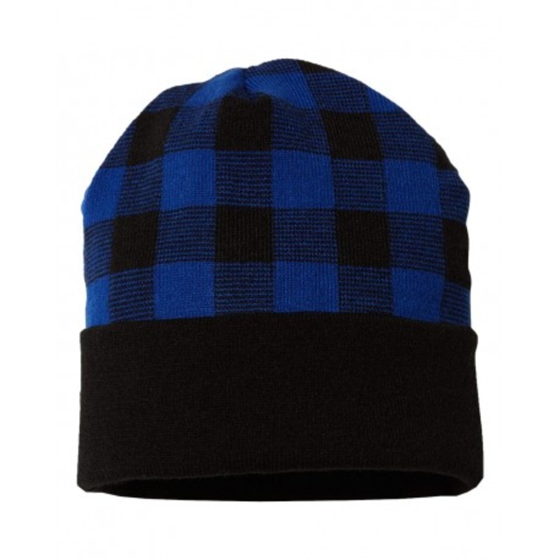 CAP AMERICA RKP12 USA-Made Plaid Beanie | CAP AMERICA RKP12