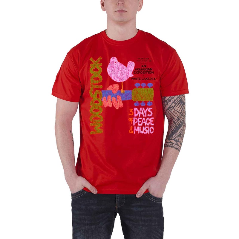 Woodstock Vintage Distressed Poster T Shirt
