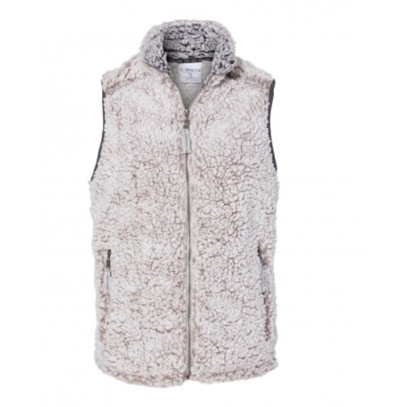 J. America 8456 Women’s Epic Sherpa Full-Zip Vest | J. America 8456