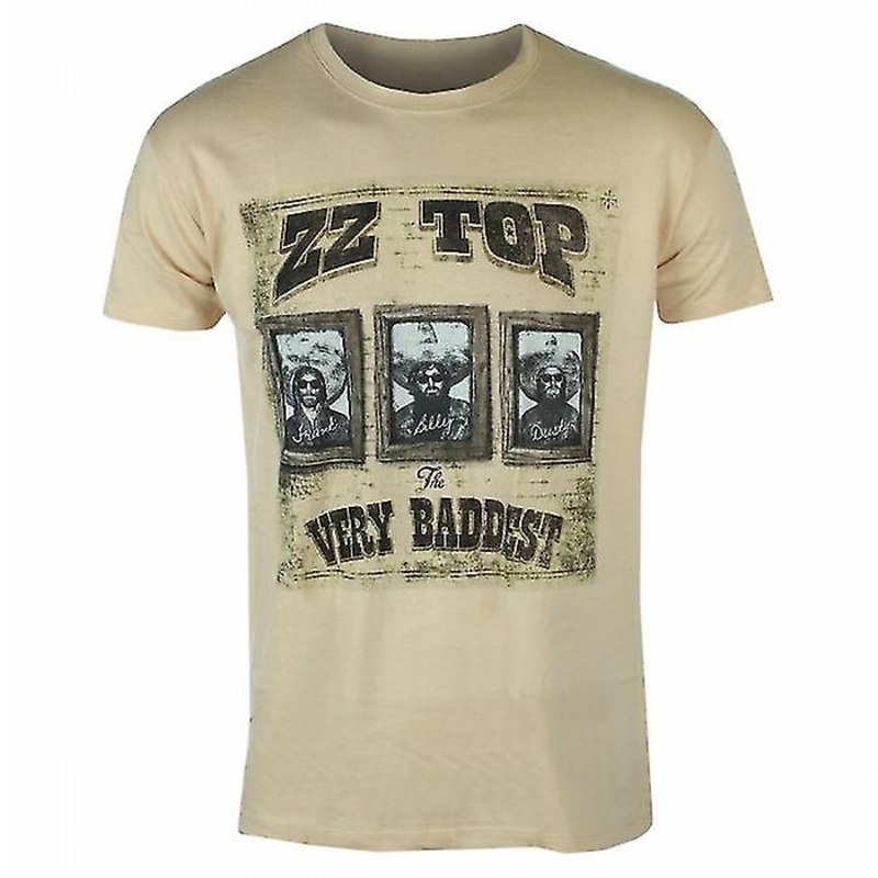 ZZ Top Unisex Adult Very Baddest Cotton T-Shirt