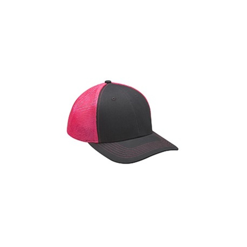 Adams PR102 Brushed Cotton/Soft Mesh Trucker Cap | Adams Headwear PR102