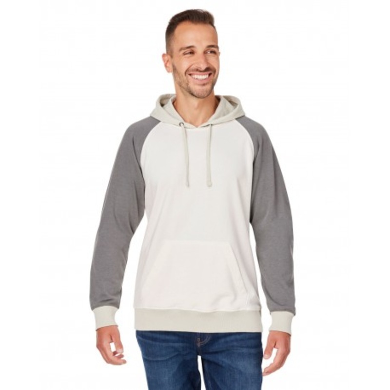 J America 8886JA Unisex Vintage Tricolor Hooded Sweatshirt | J. America 8886JA