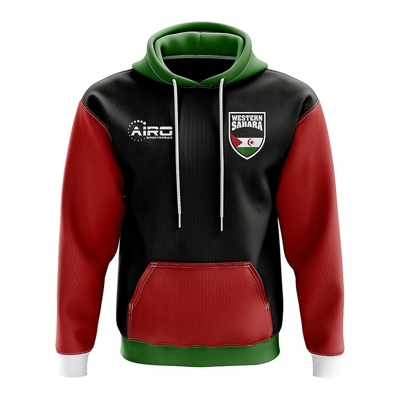 Western Sahara Concept Country Football Hoody (Black)