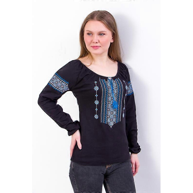 Womens Traditional Embroidered Shirt  Long Sleeves & Rich Patterns, Any season,  HC 8607-015-22