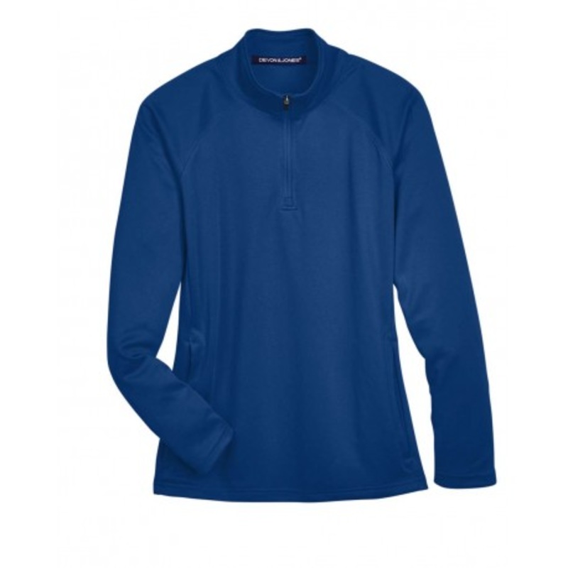 Devon & Jones DG440W Women’s Stretch Tech-Shell Compass Quarter-Zip Pullover | Devon & Jones DG440W