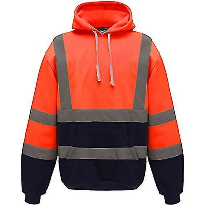 Yoko Mens Hi Vis Reflective Hoodie