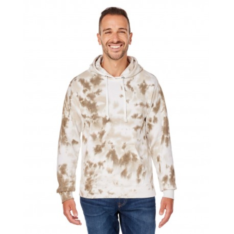 J America 8861JA Adult Tie-Dye Pullover Hooded Sweatshirt | J. America 8861JA