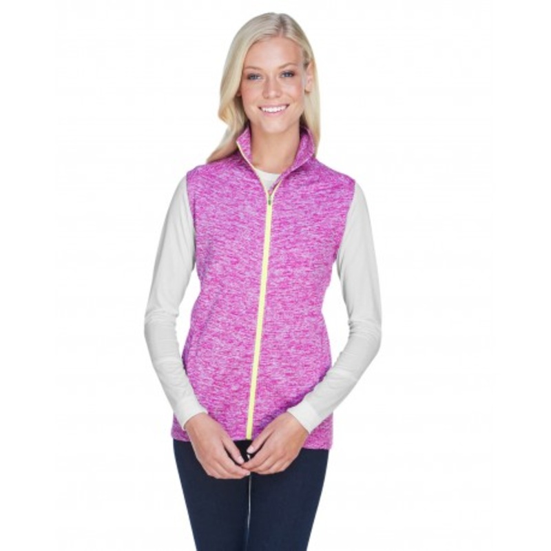 J America JA8625 Ladies’ Lasic Cosmic Fleece Vest | J. America JA8625