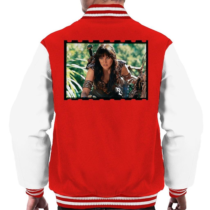 Xena Warrior Princess Spying Men’s Varsity Jacket