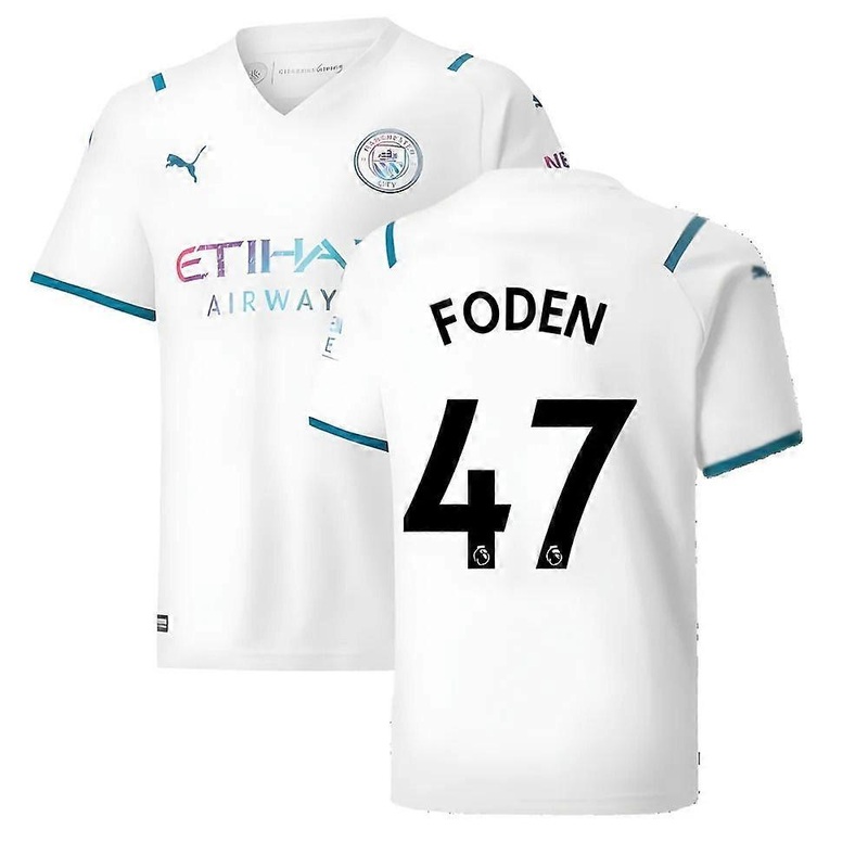 2021-2022 Man City Away Shirt (Kids) (FODEN 47)
