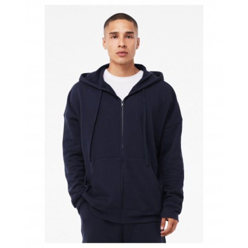 Bella + Canvas 3759 Unisex Sponge Fleece DTM Full-Zip Hooded Sweatshirt | Bella + Canvas 3759
