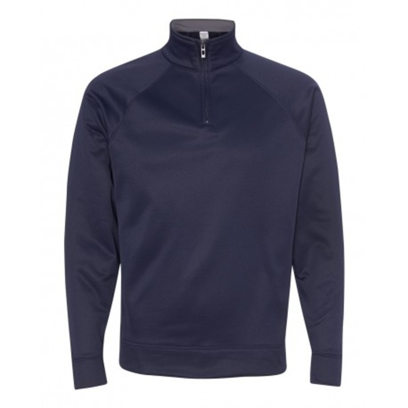 JERZEES PF95MR Dri-Power Sport Quarter-Zip Cadet Collar Sweatshirt | Jerzees PF95MR