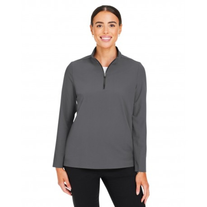 Devon & Jones DG410W Crownlux Performance Ladies’ Windsor Welded Quarter-Zip | Devon & Jones DG410W