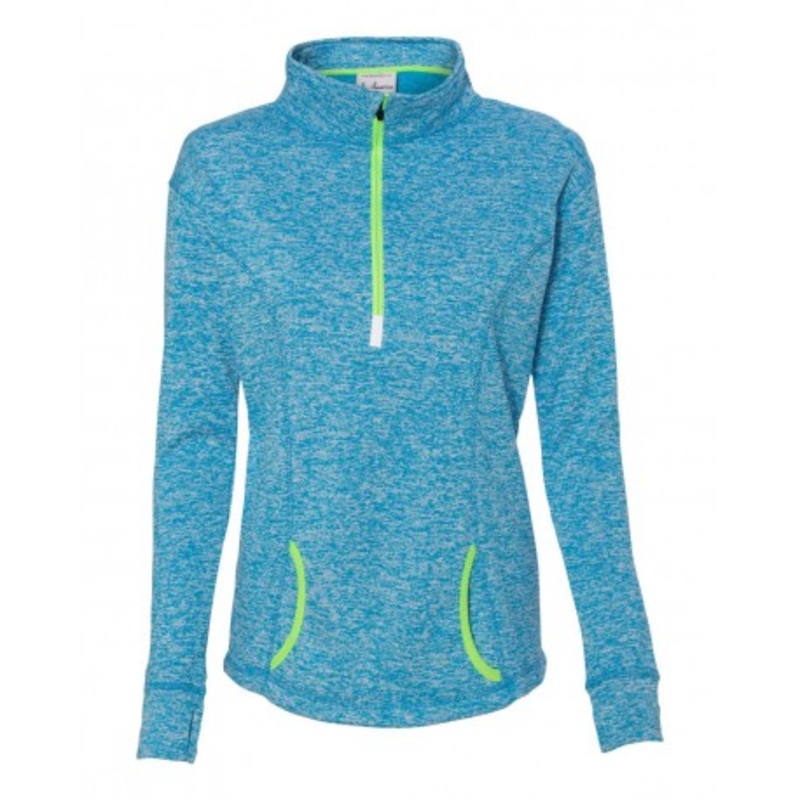 J. America 8617 Women’s Cosmic Fleece Quarter-Zip Pullover | J. America 8617