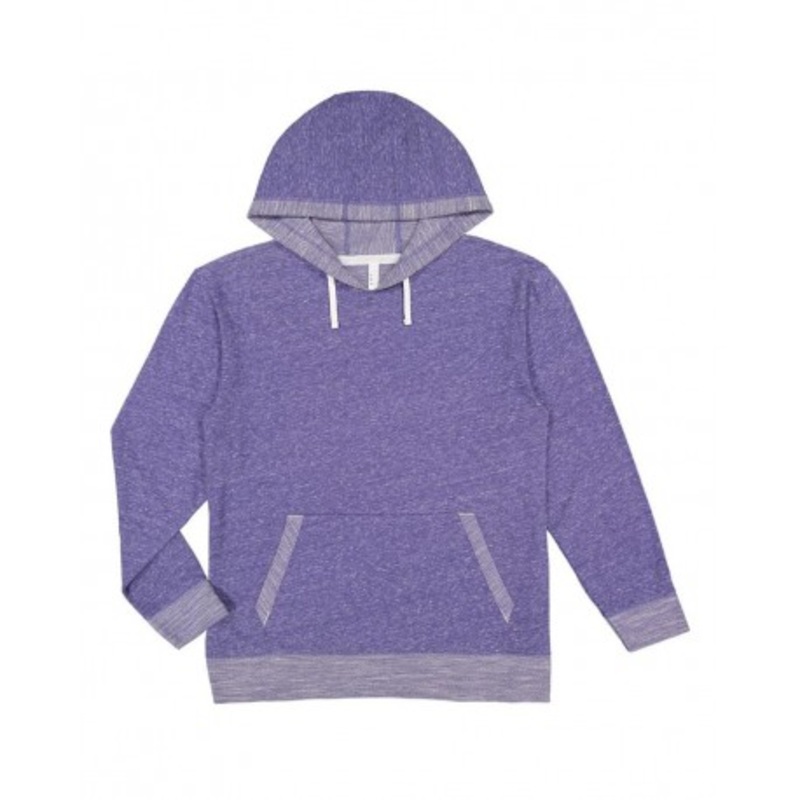 LAT 6779 Harborside Melange French Terry Hooded Pullover | LAT 6779